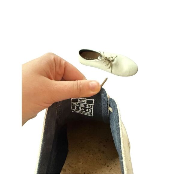 Patara Mens Ivory Lace-up Nomad Woven Lace-up Derby Espadrille Sneakers Size 9 - Picture 7 of 7